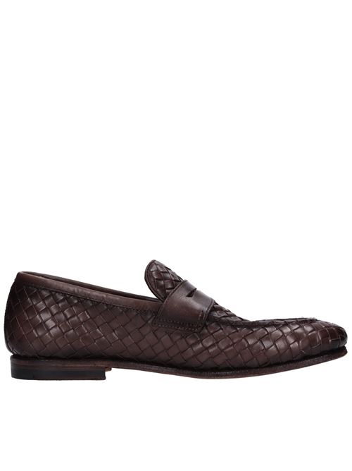 Mocassini in pelle intrecciata OFFICINE CREATIVE | BARONA/003T.MORO